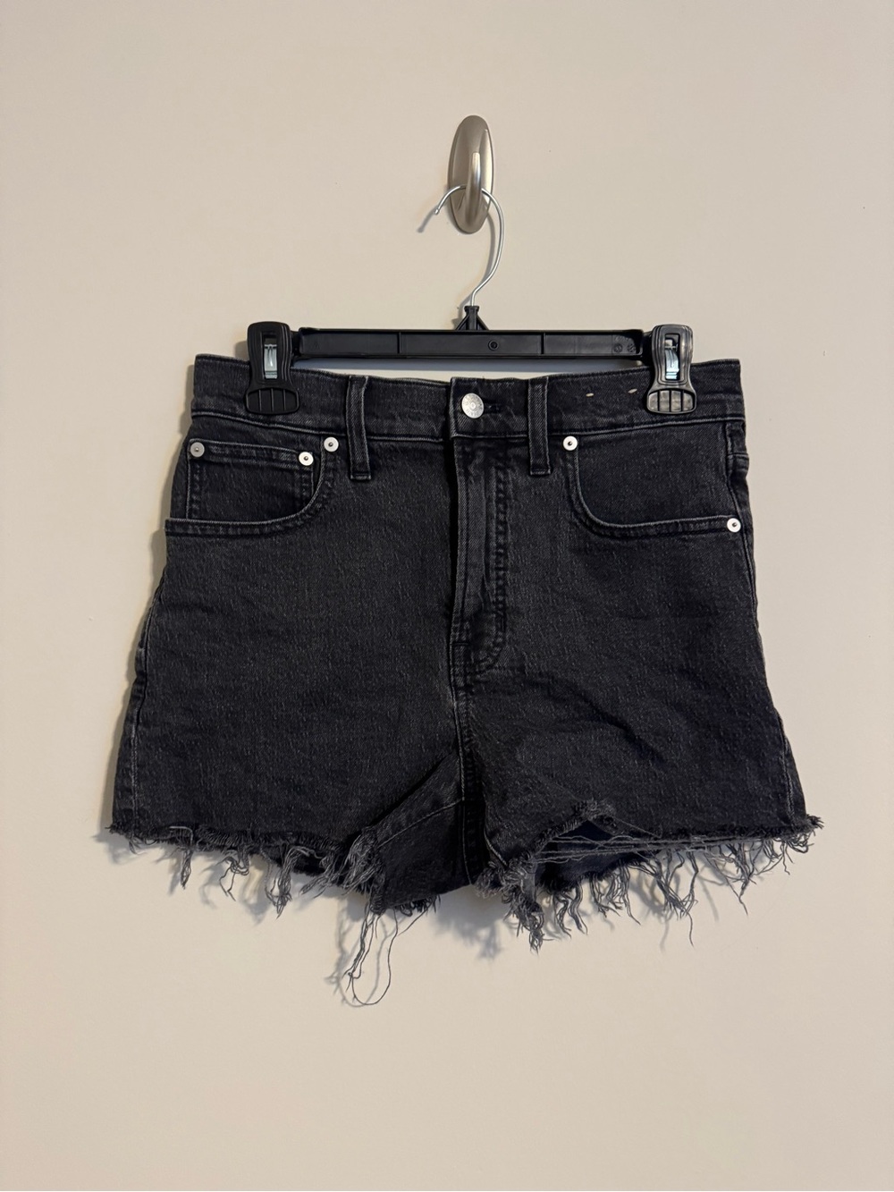 Madewell Black The Perfect Jean Short